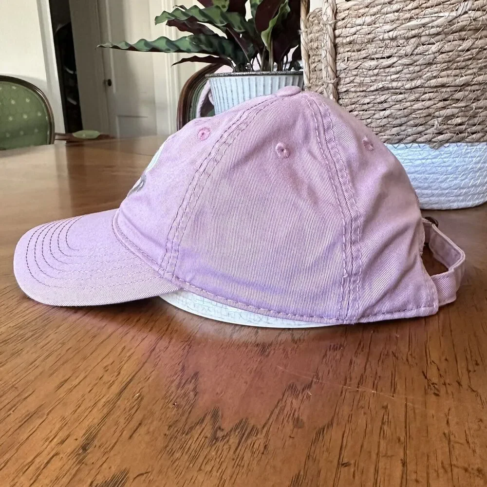 Greater Goods‎ Coffee Baseball Cap Austin TX Dusty Pink Cotton Hat Embroidered - Picture 5 of 12